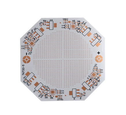 OEM White Rigid Aluminum Printed Circuit Boards PCB Heat Dissipation For LED Light