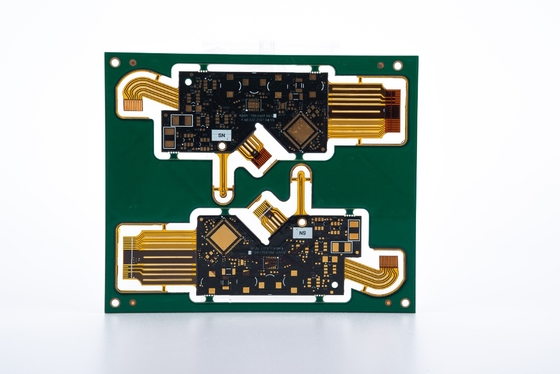 Double Sided Fr4 Rigid Flex PCB Fabrication 1.0mm circuit Boards Customized