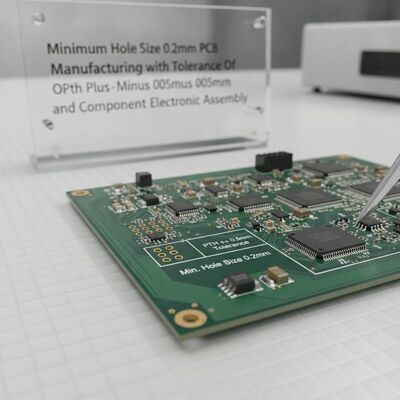 Guter Preis Mindestlochgröße 0,2 mm. Leiterplattenherstellung mit einer Toleranz von Pth plus minus 005 mm und Komponentenbeschaffung zur Gewährleistung der elektronischen Montage Online